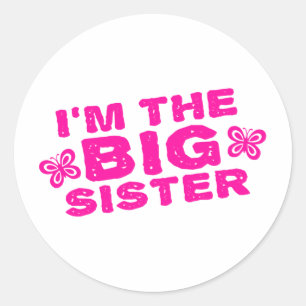 Big Sister Ronde Sticker