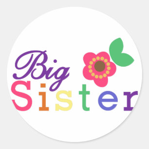 Big Sister Ronde Sticker