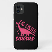 Big Sister Saurus in roze Case-Mate iPhone Case (Achterkant)