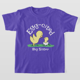 Big Sister Schattige Sibling T-shirt met eieraanha