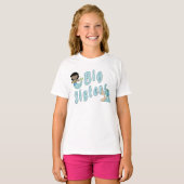 Big Sister Schattige Zeemeermin van Kleur T-shirt (Voorkant volledig)