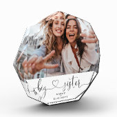 Big Sister Script Gift for Sister Photo Keepslag Fotoblokken (Links)