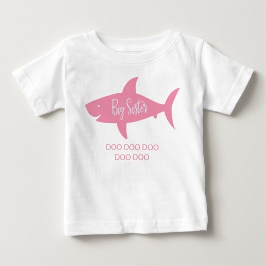 Big Sister Shark T-Shirt (Voorkant)