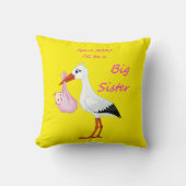 Big Sister Sierkussen Baby Stork April 2020 (Voorkant)