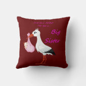 Big Sister Sierkussen Baby Stork Oktober 2020 (Achterkant)
