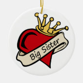 Big Sister-sierplant Keramisch Ornament (Voorkant)