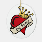 Big Sister-sierplant Keramisch Ornament (Links)