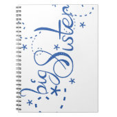 Big Sister Swirl Design Notitieboek (Voorkant)