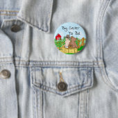 Big Sister to Boy' Baby shower Ronde Button 5,7 Cm (In situ)