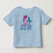 Big Sister Toddler Ringer T-Shirt (Voorkant)