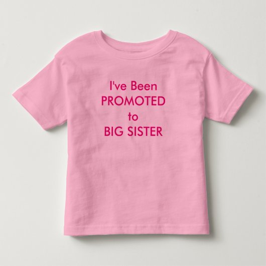 Big Sister Toddler T-shirt (Voorkant)