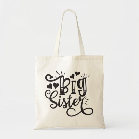 Big Sister Tote Bag (Voorkant)