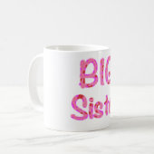 Big Sister Typografie Koffiemok (Voorkant links)