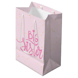 Big Sister Typografie Modern Tekst Medium Cadeauzakje