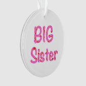Big Sister Typografie Ornament (voorkant)