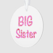 Big Sister Typografie Ornament (voorkant)