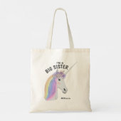 Big Sister Unicorn Aangepast Tote Bag (Achterkant)