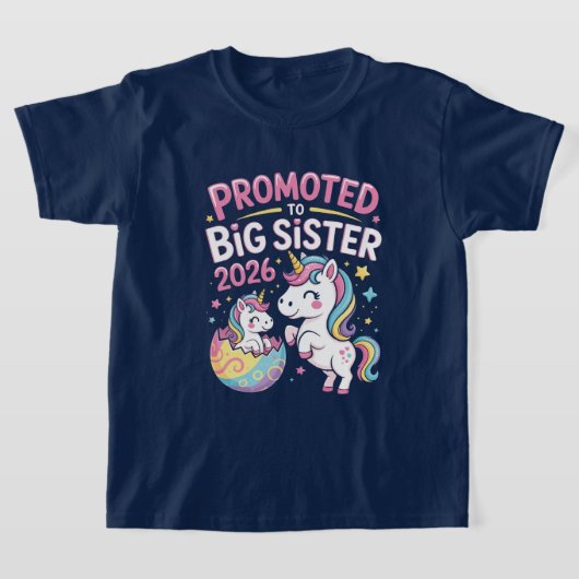 Big Sister Upgrade 2026 – Magical Unicorn Edition  T-shirt (Laagn)