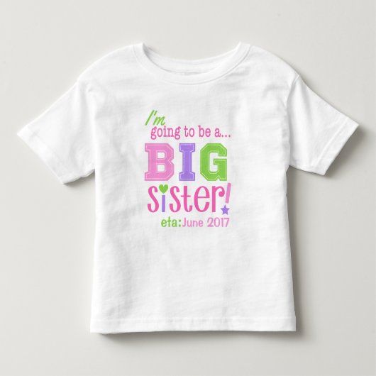 Big Sister voor de aankondiging van Shirt TOP (Voorkant)