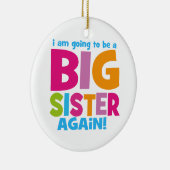 Big Sister weer Keramisch Ornament (Rechts)