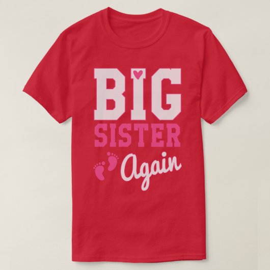 Big Sister weer T-shirt (Design voorkant)