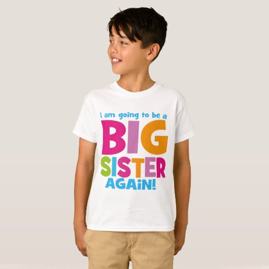 Big Sister weer T-shirt (Voorkant volledig)