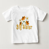Big Sister Whimsical Sinaasappel White Flowers (Voorkant)