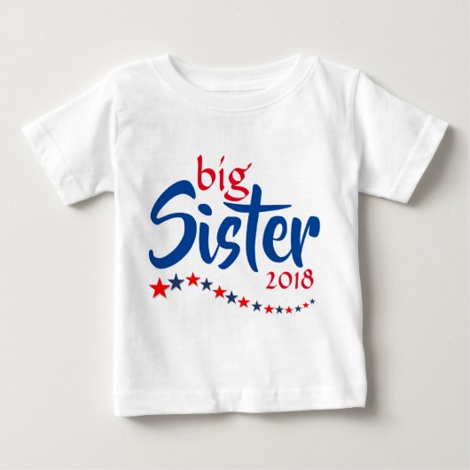 Big Sister Year Stars Baby kondiging keepslag (Voorkant)