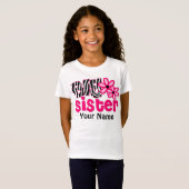 Big Sister Zebra Floral Aangepast Shirt (Voorkant volledig)