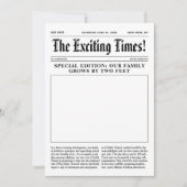 Big Sister zwangerschapsnieuws Aankondiging (Voorkant)