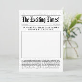 Big Sister zwangerschapsnieuws Aankondiging (Staand voorkant)