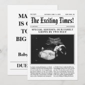 Big Sister zwangerschapsnieuws Aankondiging (Voorkant / Achterkant)