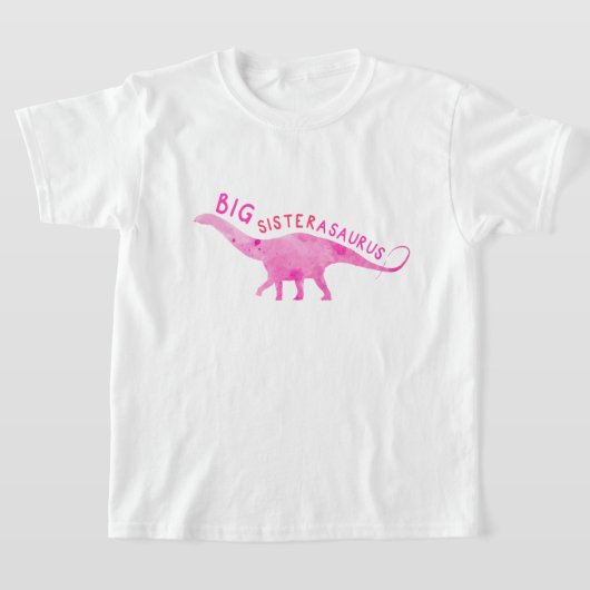 Big Sisterasaurus Dinosaur – Schattige & Fun Big S T-shirt (Laagn)