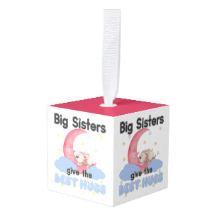 Big Sisters geven de beste handschoen - Moon Bunny Decoratie