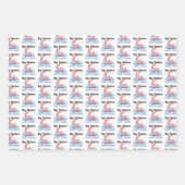 Big Sisters geven de beste handschoen - Moon Bunny Inpakpapier Vel (Voorkant 2)