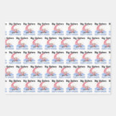 Big Sisters geven de beste handschoen - Moon Bunny Inpakpapier Vel (Voorkant)