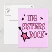 Big Sisters Rock Briefkaart (Voorkant / Achterkant)