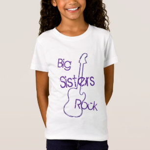 Big Sisters Rock in Paars T-shirt