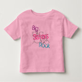 Big Sisters Rock Kinder Shirts (Voorkant)