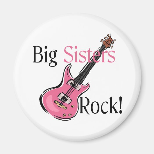 Big Sisters Rock Magneet (Voorkant)