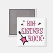 Big Sisters Rock Magneet (Voorkant / Achterkant)