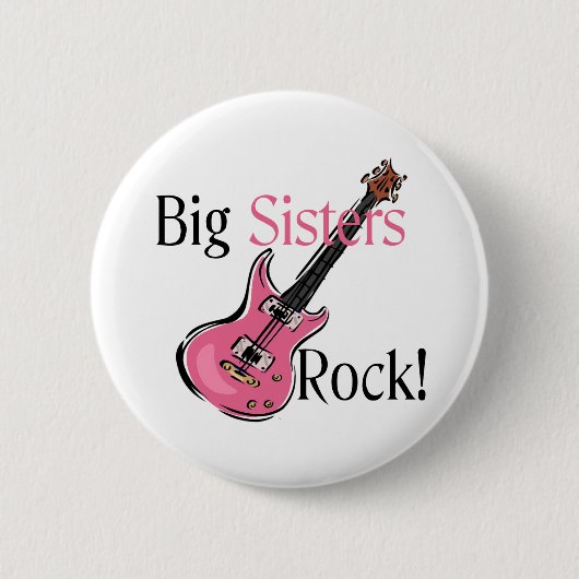 Big Sisters Rock Ronde Button 5,7 Cm (Voorkant)
