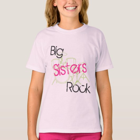 Big Sisters Rock T-shirt (Voorkant)