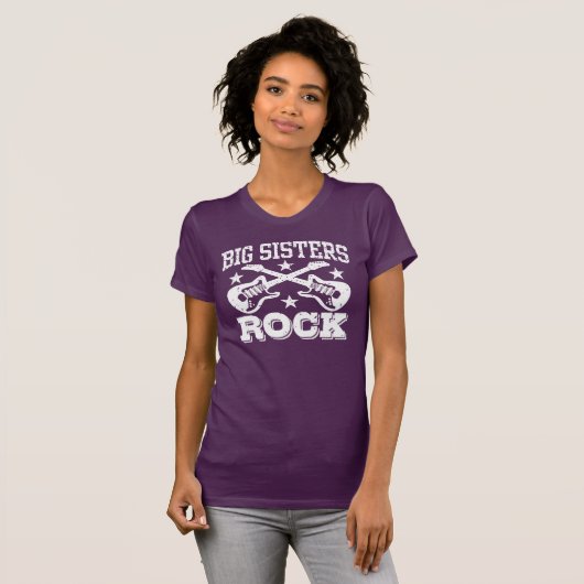 Big Sisters Rock T-shirt (Voorkant volledig)