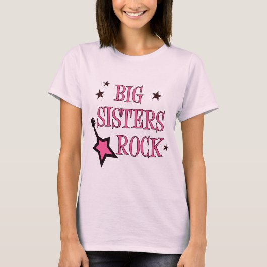 Big Sisters Rock T-shirt (Voorkant)