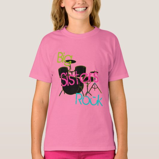 Big Sisters Rock T-shirt (Voorkant)