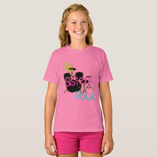 Big Sisters Rock T-shirt (Voorkant volledig)