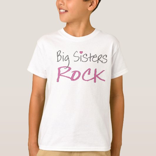 Big Sisters Rock T-shirt (Voorkant)
