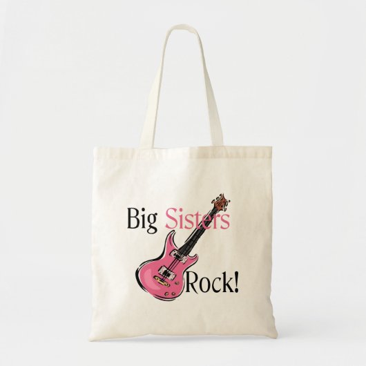 Big Sisters Rock Tote Bag (Voorkant)