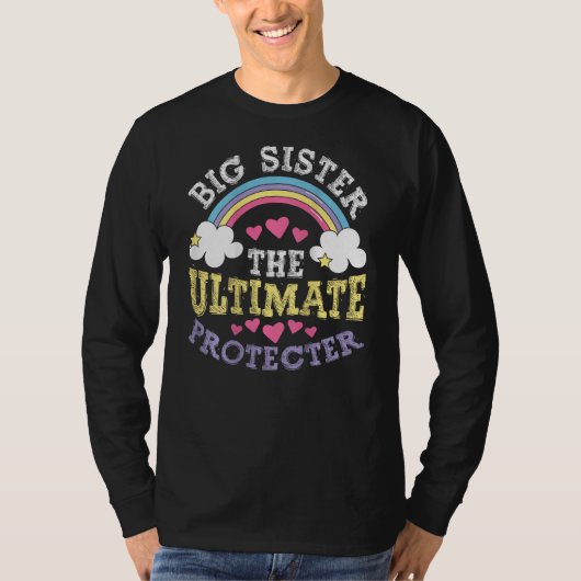 Big Sisters The Ultimate Protectors Backprint Big  T-shirt (Voorkant)